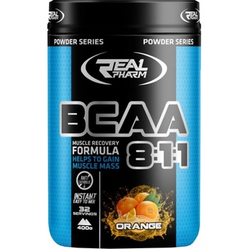 REAL PHARM Bcaa 8: 1: 1 [400 грама] Портокал