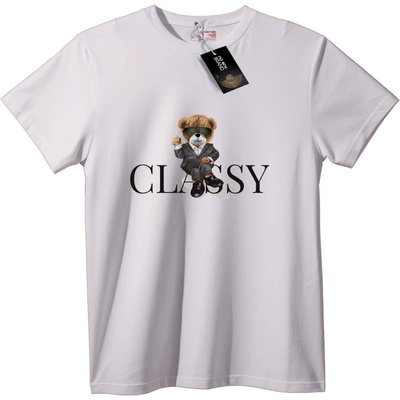 NOONEBRAND Тениска Елегантен Мечок в Костюм - 7XL, Black