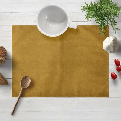 Biante Sametové prostírání Velvet Premium SVP-009 Hořčicové 30x40cm