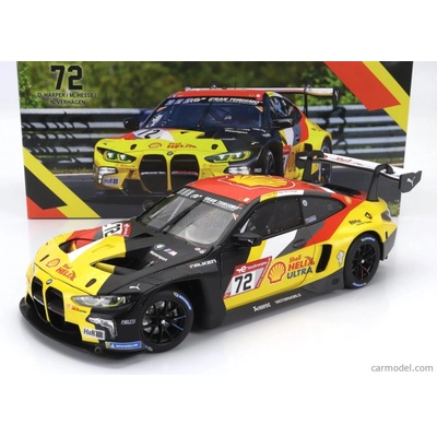 Minichamps BMW 4-series M4 Gt3 Team Bmw Junior N 72 24h Nurburgring 2023 Dan Harper Max Hesse Neil Verhagen Černá Žlutá Červená 1:18