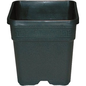 Pasquini e Bini Квадратна Саксия Vega Black P&B 30л (8022)