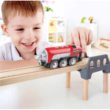 Image 1 of Hape Дървена играчка, Hape, Локомотив с перка