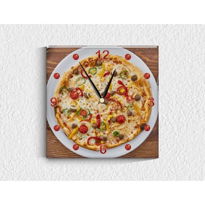 Стъклен стенен часовник 013