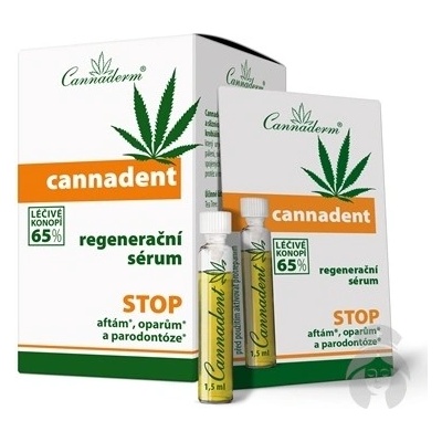 Cannaderm Cannadent regeneračné sérum 1,5 ml