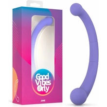Good Vibes Only Double End Vibrator Jane Purple