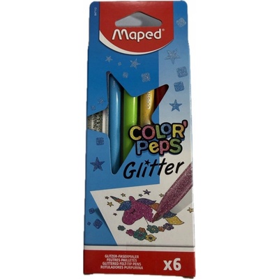 Maped Color Peps Glitter 6 ks Trblietavé