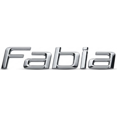 Škoda Auto Zadní nápis Fabia - Škoda Fabia II (2006 - 2013) originál