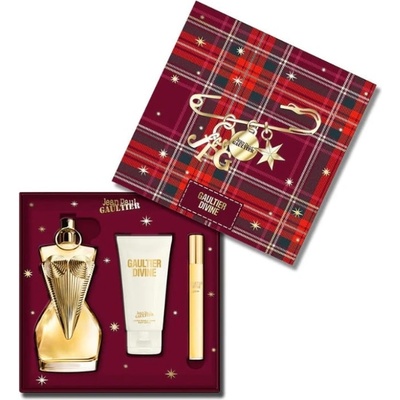 Jean Paul Gaultier Gaultier Divine Подаръчен комплект за жени Размер EDP 100 ml + 75 ml лосион за тяло + EDP 10 ml