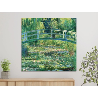 Rybník s lekníny - Claude Monet Varianta: 60x60 cm - na KAPA desce 5 mm (k zavěšení)