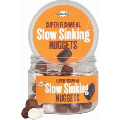 Dynamite Baits Super Fishmeal Slow Sinking Nuggets 60 g White/Brown