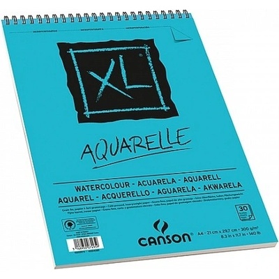 Canson XL AQUARELLE A4 300g 30 listů kroužek – Zbozi.Blesk.cz
