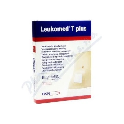 Leukomed t plus 8 cm x 10 cm 5 ks