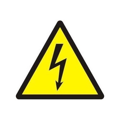 Samolepka Elekrické zariadenie 75x75mm