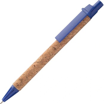 Office1 Еко химикалка Carina, корк и пластмаса, синя (6110140050)