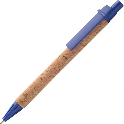 Office1 Еко химикалка Carina, корк и пластмаса, синя (6110140050)