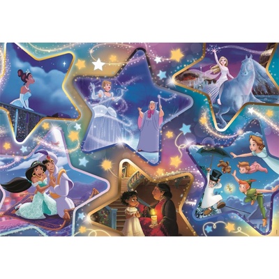 CLEMENTONI Disney Magické momenty 104 dílků
