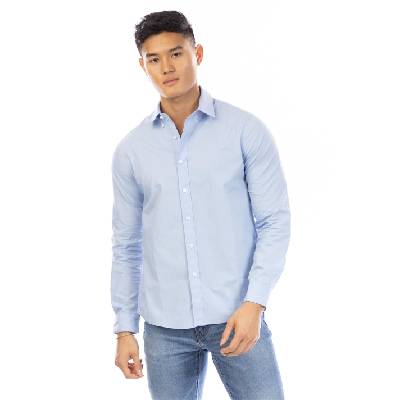 Риза Peter Werth Men's Long Sleeve Plain Shirt - Light Blue