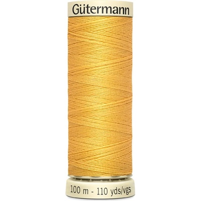 416 Univerzální šicí nit Gütermann 100% PES, žlutá