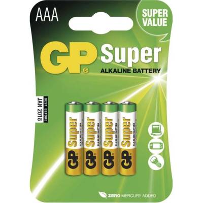 GP Super Alkaline AAA 4ks 1013114000