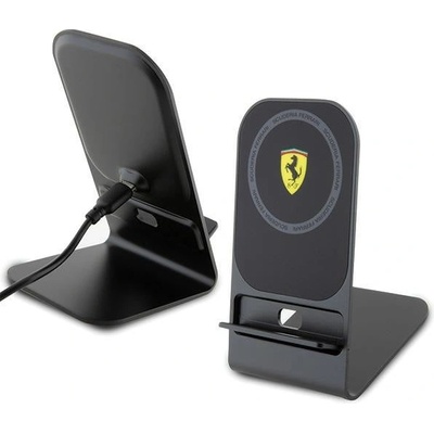 Ferrari Индуктивно зарядно устройство Ferrari FEMFBMALK, 15W, черно / черно, 2023 Collection MagSafe (KXG0075605)