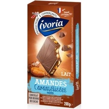 Ivoria Mléčná čokoláda 33% s karamelizovanými mandlemi a solí 200 g