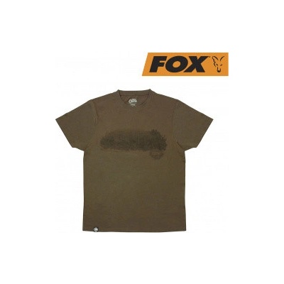 Fox Triko Chunk Dark Khaki Scenic T-shirt