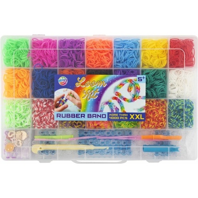 LEAN Toys 28795 Kreativní sada na výrobu gumičkových náramků – Sleviste.cz