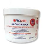  Procare маска за коса, За суха, Изтощена и третирана коса, Бадемово масло, 500мл