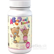 ABCD muLTi Gummies Clinical pektínové bonbóny s malinovou príchuťou 60 ks