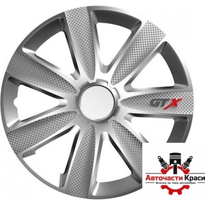 Versaco Тасове за джанти 13'' Versaco Carbon GTX - Silver (56311) - avtochastikrasi