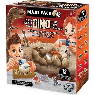 Buki Dinosaurie vajcia 12ks