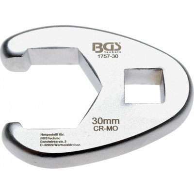BGS technic Hlavica hollander kľúča 12.5 mm 1/2" rukoväť 30 mm BGS 1757-30