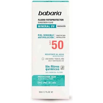 Babaria Mineral Cream Spf 50 75ml - White (Multicolor)