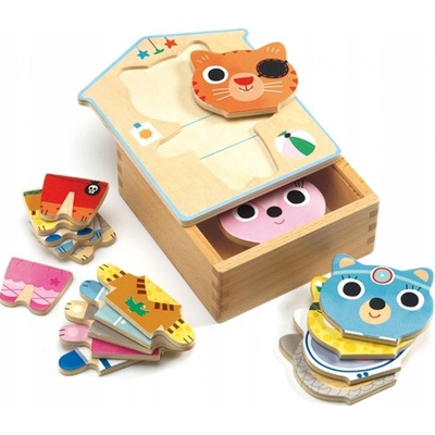 Djeco puzzle Dressupmix