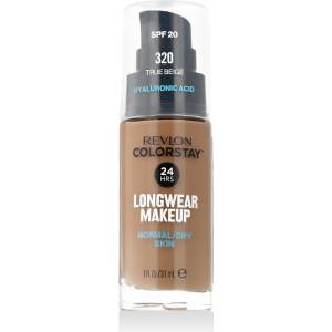 Revlon Colorstay Normal Dry Skin SPF20 Фон дьо тен за жени 30 ml нюанс 320 True Beige - с помпичка