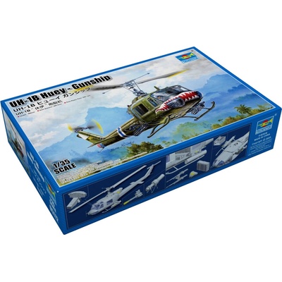 Trumpeter Bell UH-1B Huey Gunship 1:35
