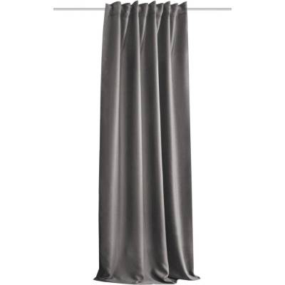 HOMEbasics | Acoustic curtain Uni | ACUSTICO | Noise, heat, cold and draft protection + darkening | gray | 160x135cm - 085970-0309