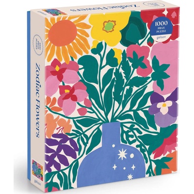 Galison - Puzzle Zodiac Flowers - 1 000 piese