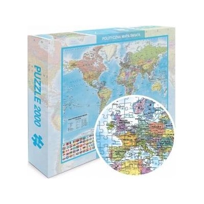 Artglob Puzzle 2000 - Political world map 1: 42 000 000