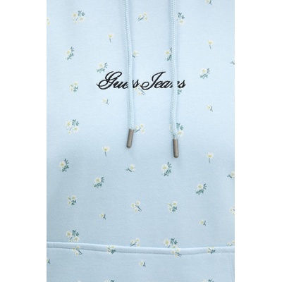 Guess Jeans суичър с качулка женски памучен (W6GQ27.KE901)