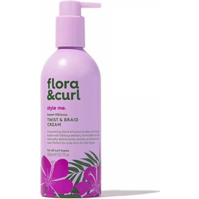 Flora & Curl Sweet Hibiscus Twist & Braid Cream Stylingový krém 300 ml