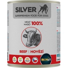 IRONpet Silver Dog Hovězí 100% masa 800 g