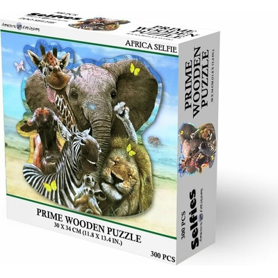 PRIME 3D drevené puzzle Afrika 300 ks