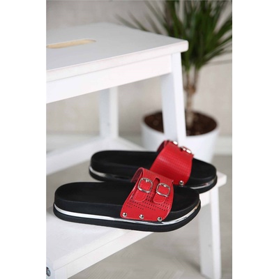 Moda Trend Дамски чехли - Червени 306145 (306145_Червен)