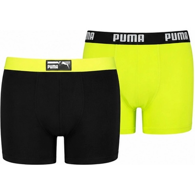 Puma detské boxerky Boxershort Jr.čierna-žltá