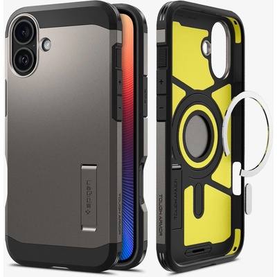 iPhone 16 SPIGEN TOUGH ARMOR MAG пластмасов протектор за телефон, удароустойчив, MagSafe, BREECH ACS08215 (ACS08215)