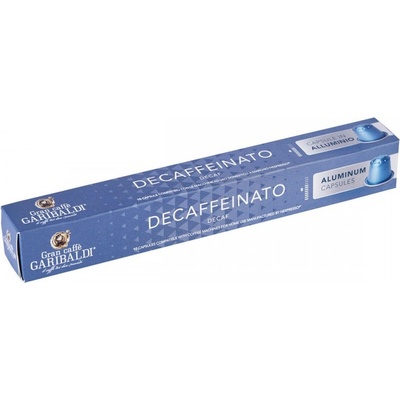Gran Caffe GARIBALDI Alluminio Decaffeinato 10 бр. безкофеиново кафе на капсули за Nespresso® с-ма