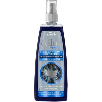 Joanna Ultra Color Blue Hair Rinse Spray tónovacie preliv v spreji modrý 150 ml