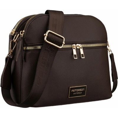Peterson Čokoládová crossbody kabelka