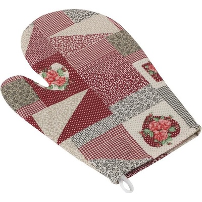 Bellatex Chňapka EMA Patchwork bordó 18 x 28 cm